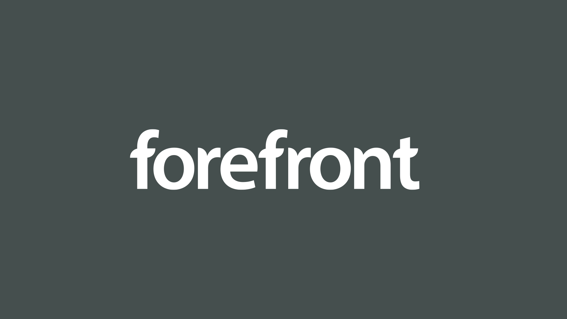 forefront